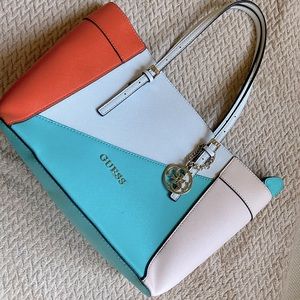 Guess colorblock purse